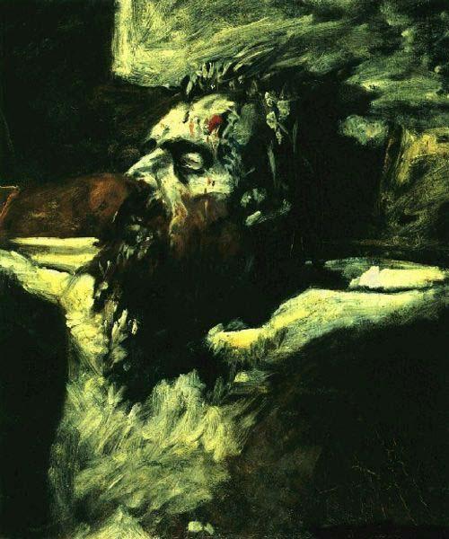 Nikolai Ge Head of Jesus. Preparation for The Crucifixion. oil painting picture